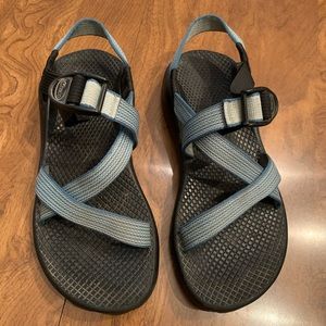 Chaco Blue Strappy Z1 Classic Sandals Size 6W